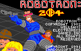 Robotron: 2084 title screen for Atari Lynx